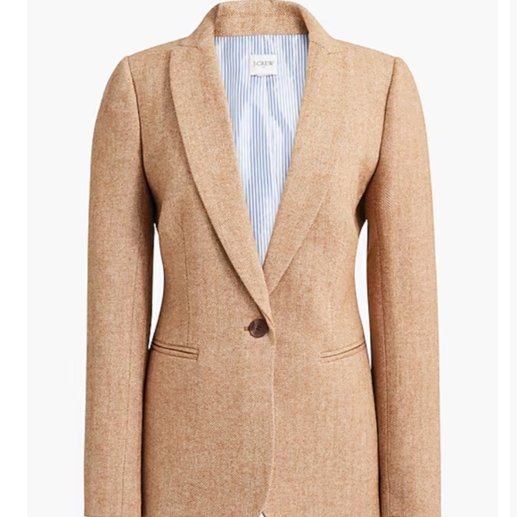 J. Crew Factory Jackets & Blazers - J Crew Factory Herringbone wool-blend Holland Blazer